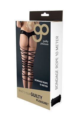 Мотузка для бондажу GP BONDAGE ROPE 10M BLACK