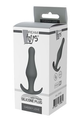 Анальный плаг GREY PLUG WITH T-HANDLE