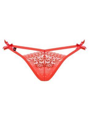 Трусики Obsessive Intensa double thong cherry tomato S / M
