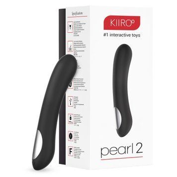 Интерактивный вибростимулятор точки G Kiiroo Pearl 2 Black, Черный