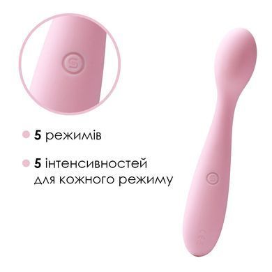 Стимулятор клітора та точки G Svakom Keri Pale Pink