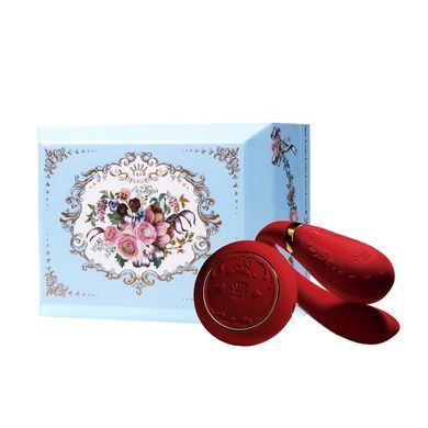 Смартвибратор для пар Zalo &mdash; Fanfan set Bright Red, пульт ДУ