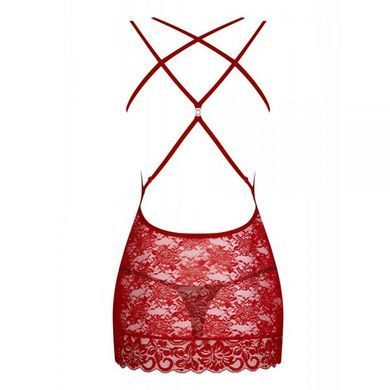 Комплект Obsessive 860-SET-3 2 pcs set red L/XL