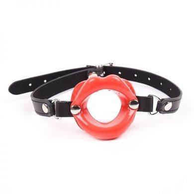 Кляп-губы&nbsp;на ремешке RED O-RING MOUTH GAG