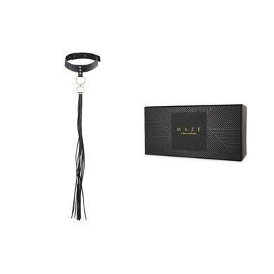Чокер Bijoux Indiscrets MAZE - Tassel Chocker Black, Черный