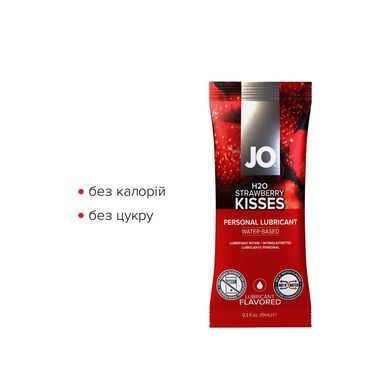 Набір лубрикантів Foil Display Box &ndash; JO H2O Lubricant &ndash; Strawberry &ndash; 12 &times; 10ml &ndash; підходять для ораль