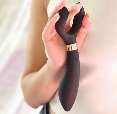 Вібратор для пар Satisfyer Endless Fun Black, три мотори, багатофункціональний