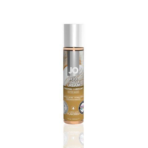 Смазка на водной основе System JO H2O &mdash; Vanilla Cream (30 мл) без сахара, растительный глицерин