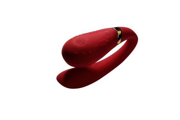 Смартвибратор для пар Zalo &mdash; Fanfan set Bright Red, пульт ДУ
