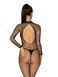 Комбінезон у велику сіточку Obsessive Bodystocking N121 black XL/XXL
