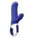 Мощный вибратор-кролик Satisfyer Vibes Magic Bunny, два мотора, литой силикон, Синий