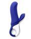 Мощный вибратор-кролик Satisfyer Vibes Magic Bunny, два мотора, литой силикон, Синий