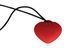Минивибратор &laquo;Сердечко&raquo; FairyGasm PleasureStone red, 9 режимов, на шнурке