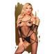 Бодистокинг с контрастным узором Penthouse - Under Arrest Black S/L, Черный