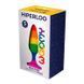 Силіконова анальна пробка Wooomy Hiperloo Silicone Rainbow Plug S, діаметр 2,4 см, довжина 9 см, Радуга