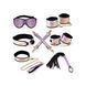 Набор Liebe Seele Pink G lossy 7pcs Bondage Kit, фиксаторы, ошейник с поводком, кляп, флогер, маска