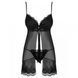Бебидолл Obsessive KISSELENT Babydoll S/M черная