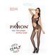 Бодістокінг Passion BS044 black, комбінезон з відкритим животиком, Черный