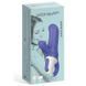 Мощный вибратор-кролик Satisfyer Vibes Magic Bunny, два мотора, литой силикон, Синий