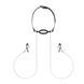 Зажимы для сосков с кляпом Bedroom Fantasies Nipple Clamps & Silicone Gag Ring