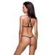 Комплект білизни зі стреп Armanda Set black L/XL &mdash; Passion Exclusive