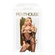 Бодистокинг с контрастным узором Penthouse - Under Arrest Black S/L, Черный