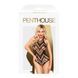 Боди с геометрическим орнаментом Penthouse - Go Hotter Black S/L, Черный