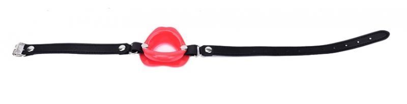 Кляп-губы&nbsp;на ремешке RED O-RING MOUTH GAG