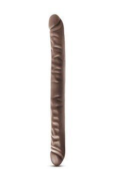 Двойной фаллоимитатор DR SKIN 18INCH CHOCOLATE