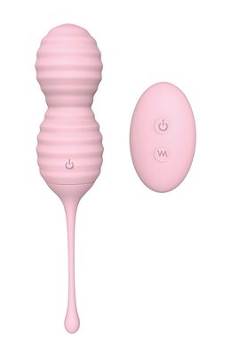 Вагинальные шарики с дистанционным пультом PLEASURE BALLS&EGGS BEEHIVE PINK