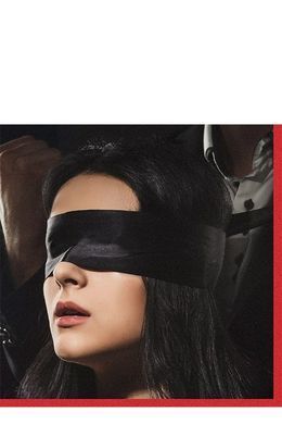 Пов'язка на очі NOIR SILKY BLINDFOLD Чорна