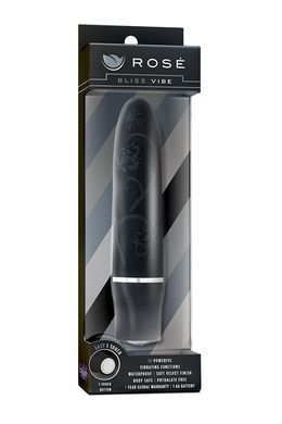 Міні вібратор BLUSH ROSE BLISS VIBE BLACK