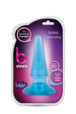 Анальний плаг B yours BASIC ANAL PLUG BLUE