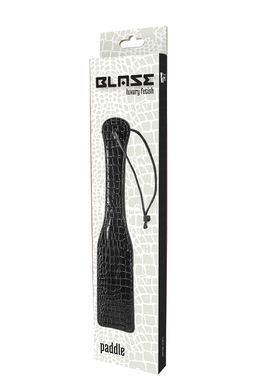 Шлепалка BLAZE LUXURY PADDLE CROCO BLACK, Черный