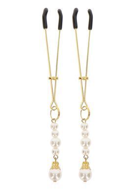 Зажимы на соски з бусинами Tweezers With Pearls Taboom