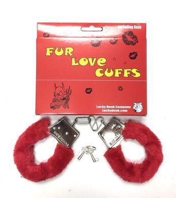 Наручники з хутром Fur Love Cuffs, Red