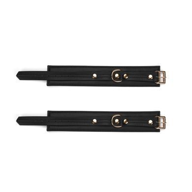 Поножи Liebe Seele Black Organosilicon Anklecuffs, экокожа