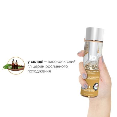 Смазка на водной основе System JO H2O — Vanilla Cream (120 мл) без сахара, растительный глицерин