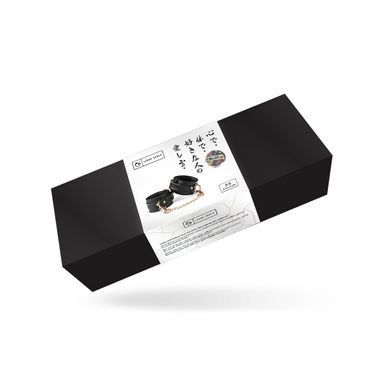Поножи Liebe Seele Black Organosilicon Anklecuffs, экокожа