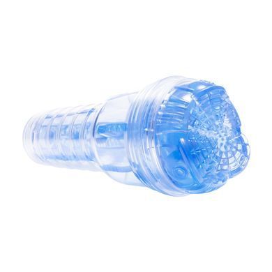 Мастурбатор Fleshlight Turbo Core Blue Ice, оральний секс (глибоке горло), Прозрачный