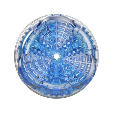 Мастурбатор Fleshlight Turbo Core Blue Ice, оральний секс (глибоке горло), Прозрачный
