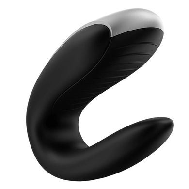 Смарт-вибратор для пар Satisfyer Double Fun (Black) с пультом ДУ