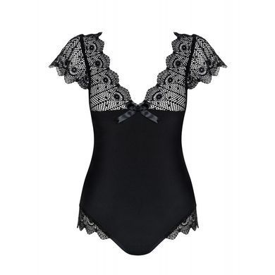 Боди Obsessive Moketta teddy S/M чорний