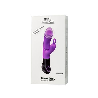 Вібратор кролик Adrien Lastic Ares фіолетовий, Фіолетовий