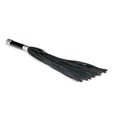 Плеть Easy Toys Long&nbsp;Flogger&nbsp;With&nbsp;Metal&nbsp;Grip, Черный