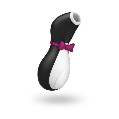 Вакуумный клиторальный стимулятор Satisfyer Penguin, Черный/белый