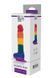 Райдужний фалоімітатор на присосці Dream toys Colourful Love Rainbow Dildo, 20 см х 3.8 см