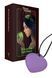 Минивибратор &laquo;Сердечко&raquo; FairyGasm PleasureStone violet, 9 режимов, на шнурке