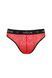 Мужские полупрозрачные трусы Passion Slip Mike L/XL, красные, под леопард