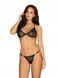 Комплект с цепочками Obsessive Pantheria 2-pcs set black S/M